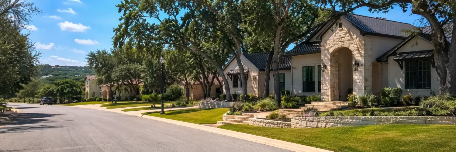 San Antonio Residential Neighborhood Homes